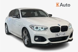 valkoinen BMW 118 2016 kuva 1.