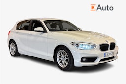 valkoinen BMW 118 2017 kuva 1.