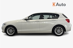 valkoinen BMW 118 2017 kuva 6.