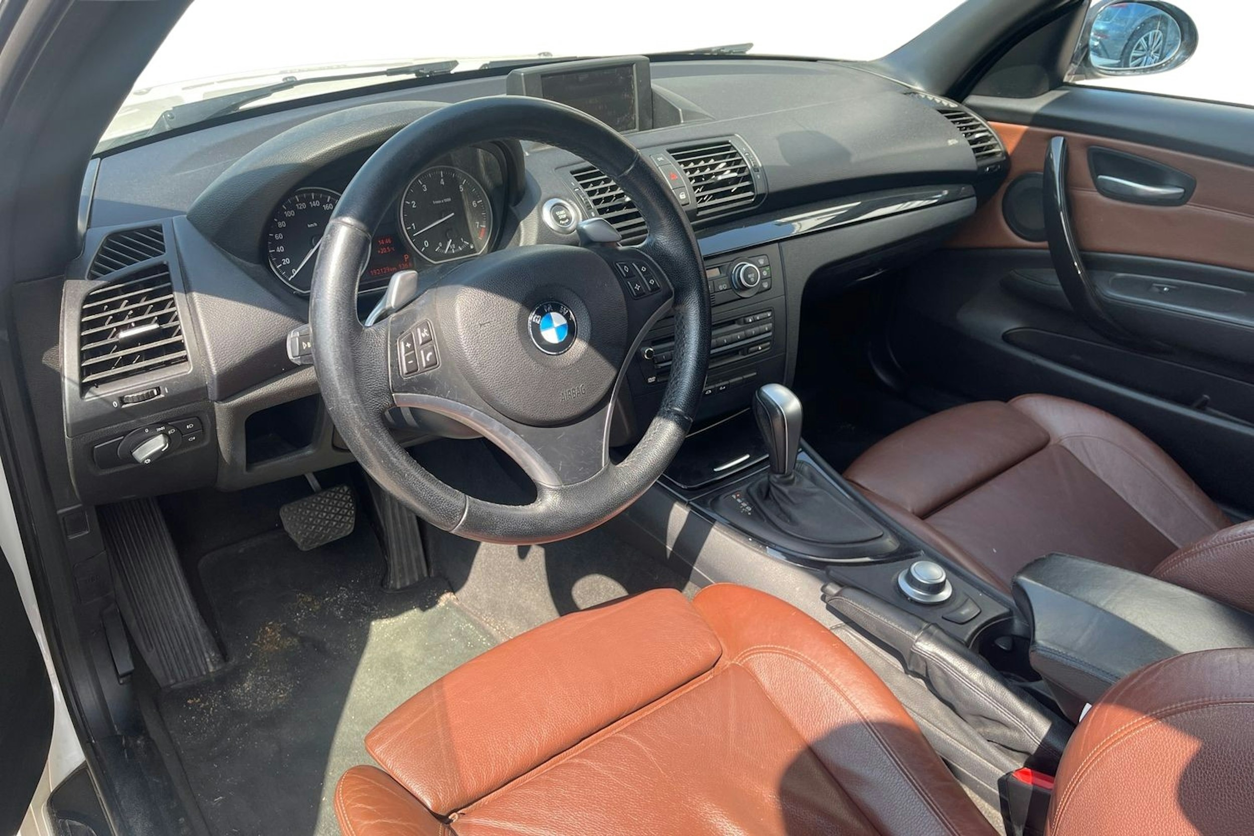 valkoinen BMW 125 2008 kuva 3.