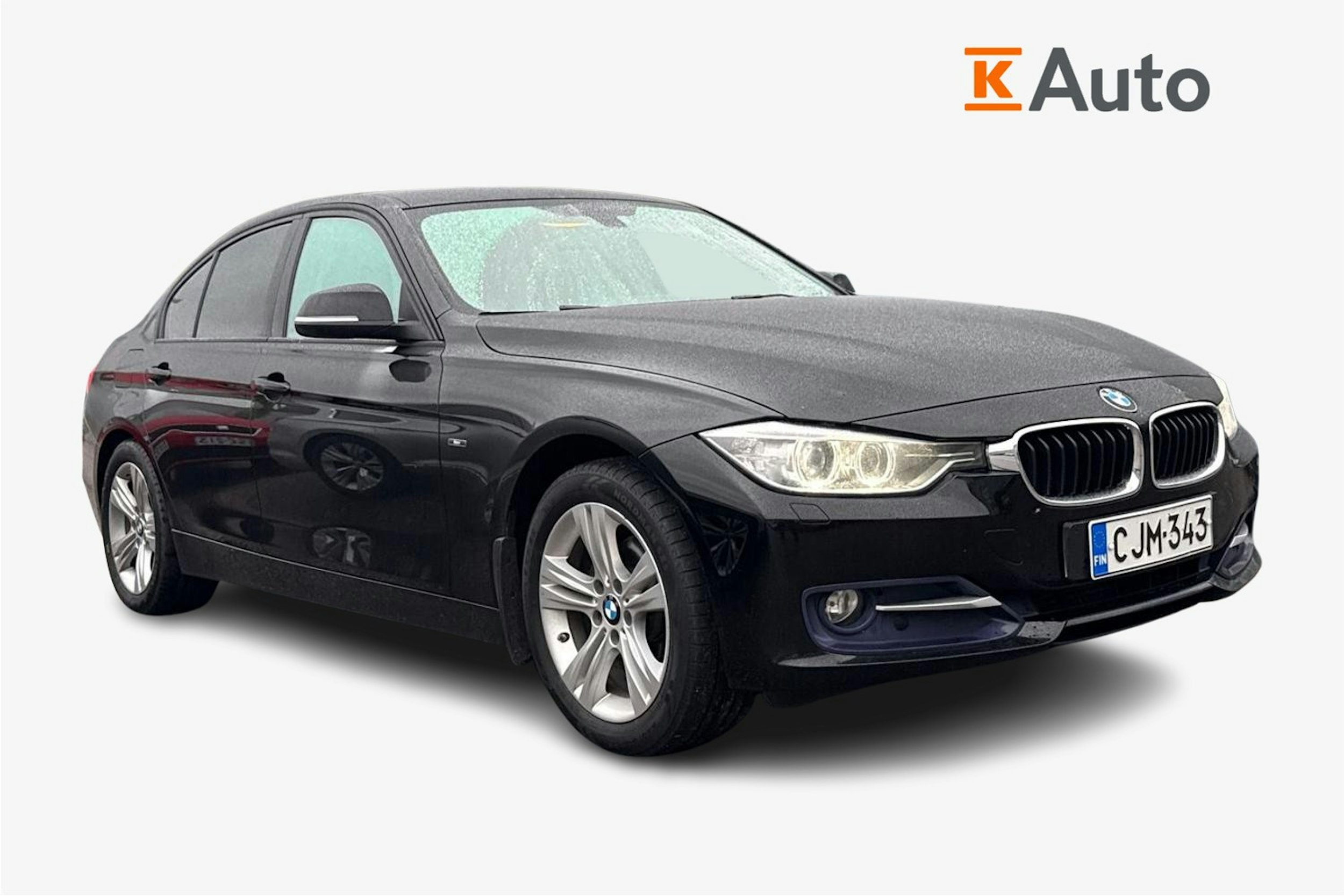 musta BMW 316 2014 kuva 1.