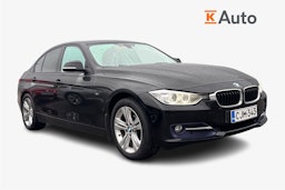 musta BMW 316 2014 kuva 1.