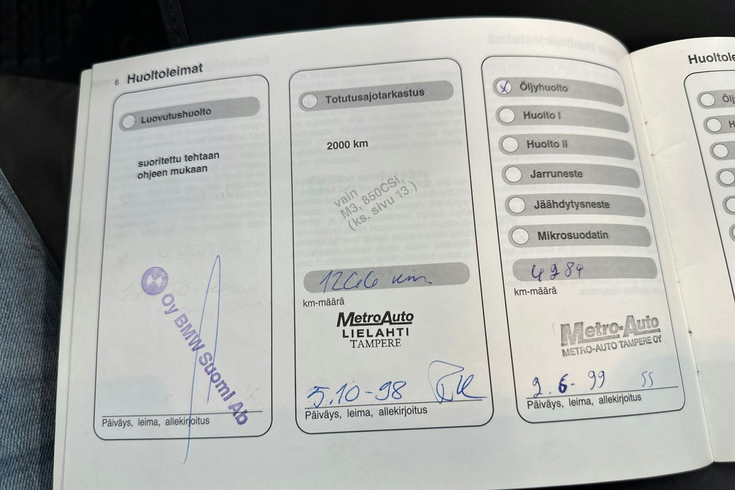 Punainen BMW 320 1998 kuva 33.