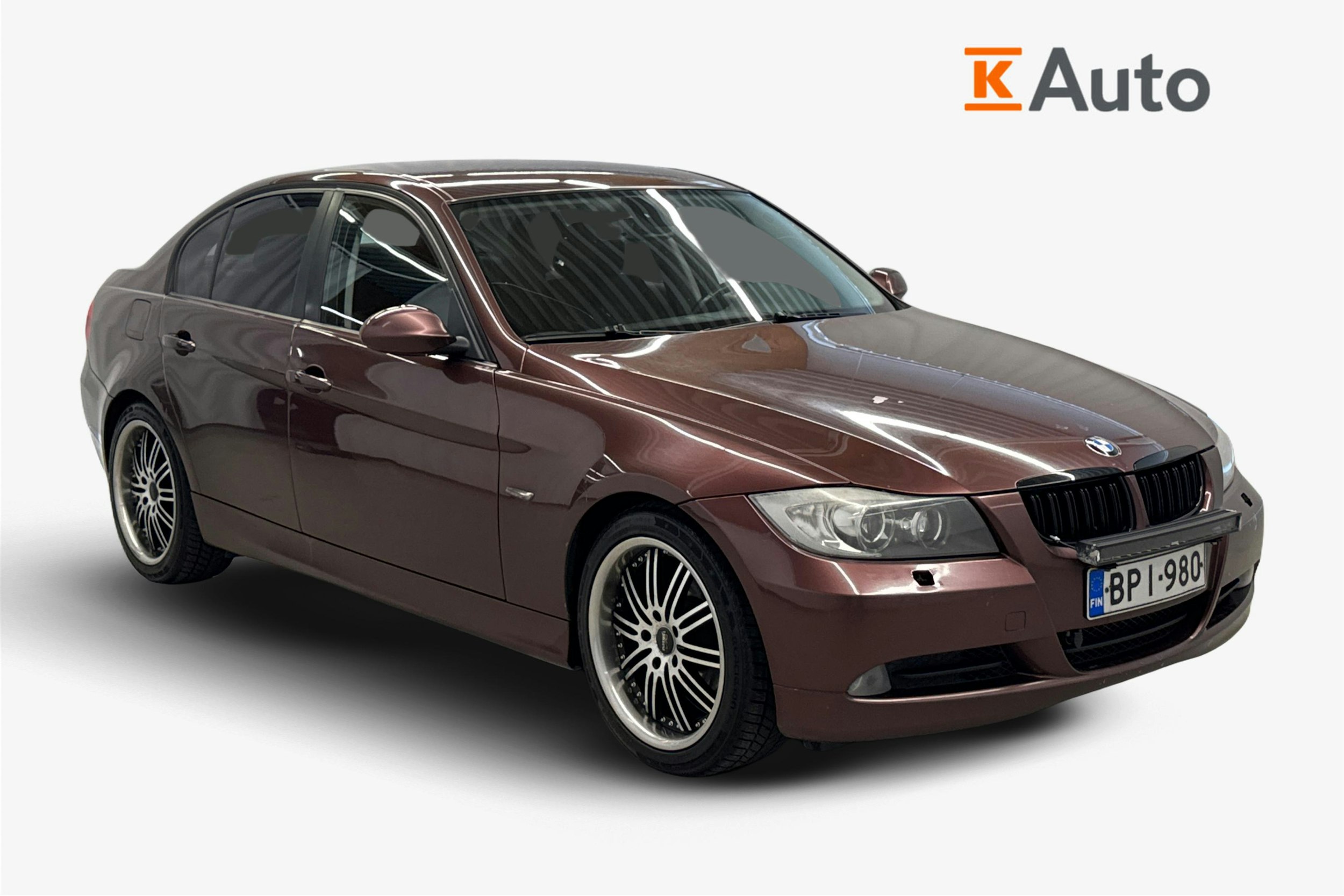 punainen BMW 320 2007 kuva 1.