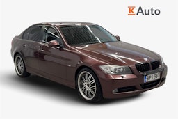 punainen BMW 320 2007 kuva 1.