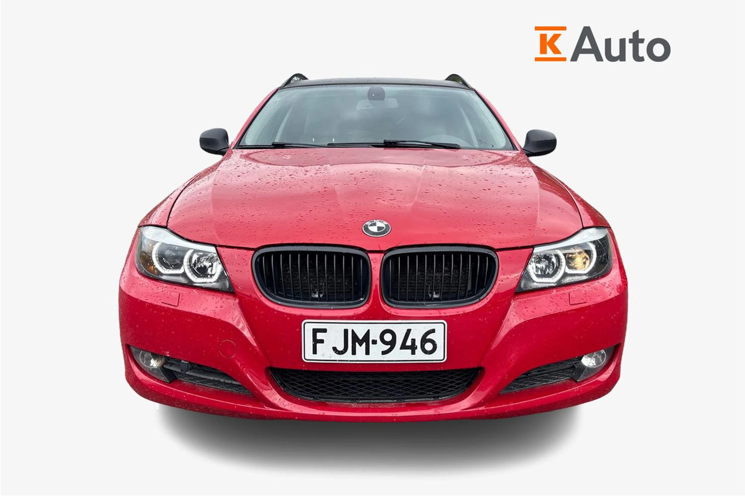 Punainen BMW 320 2009 kuva 4.