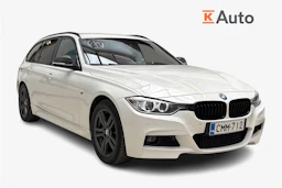 valkoinen BMW 320 2015 kuva 1.