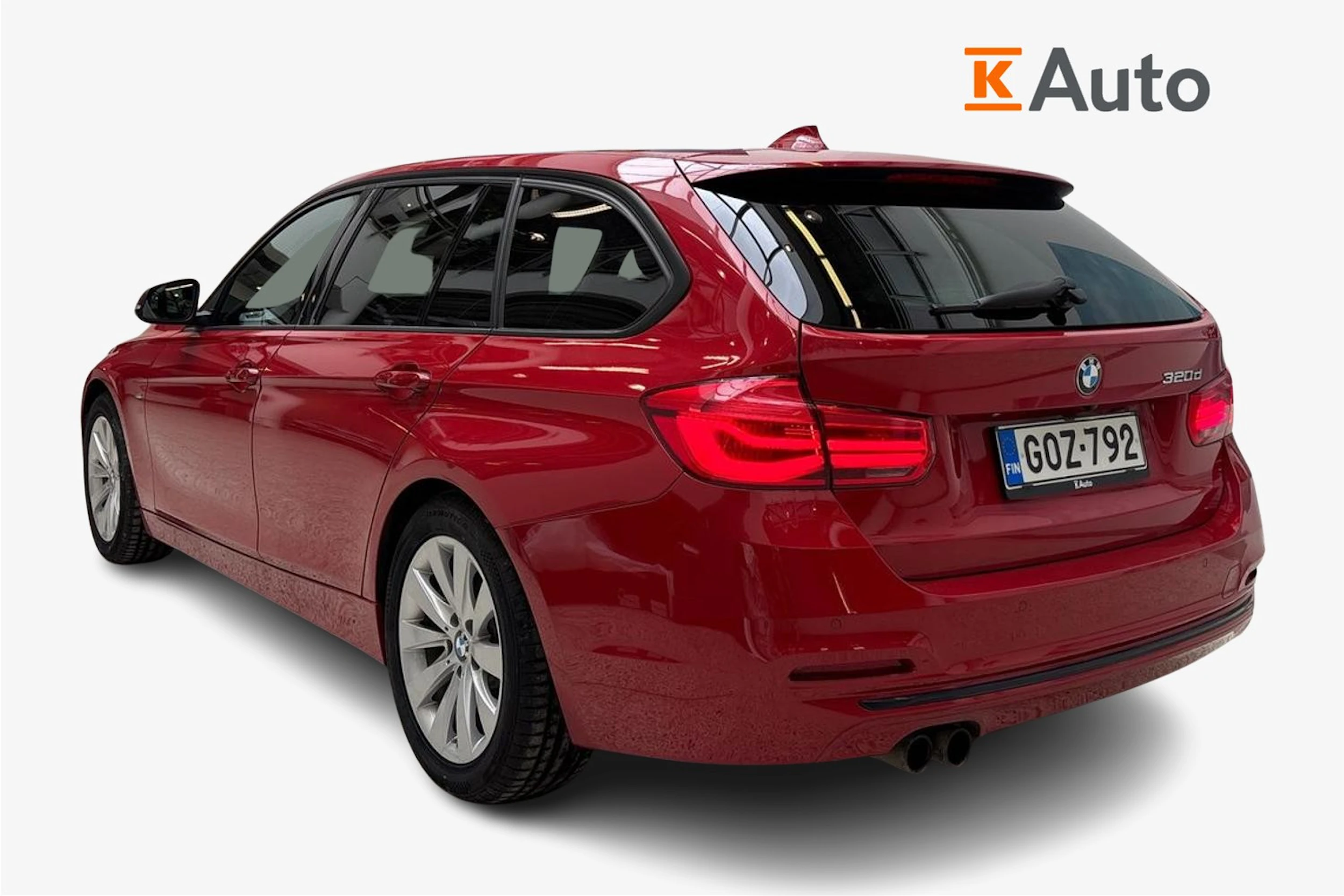 punainen BMW 320 2017 kuva 2.