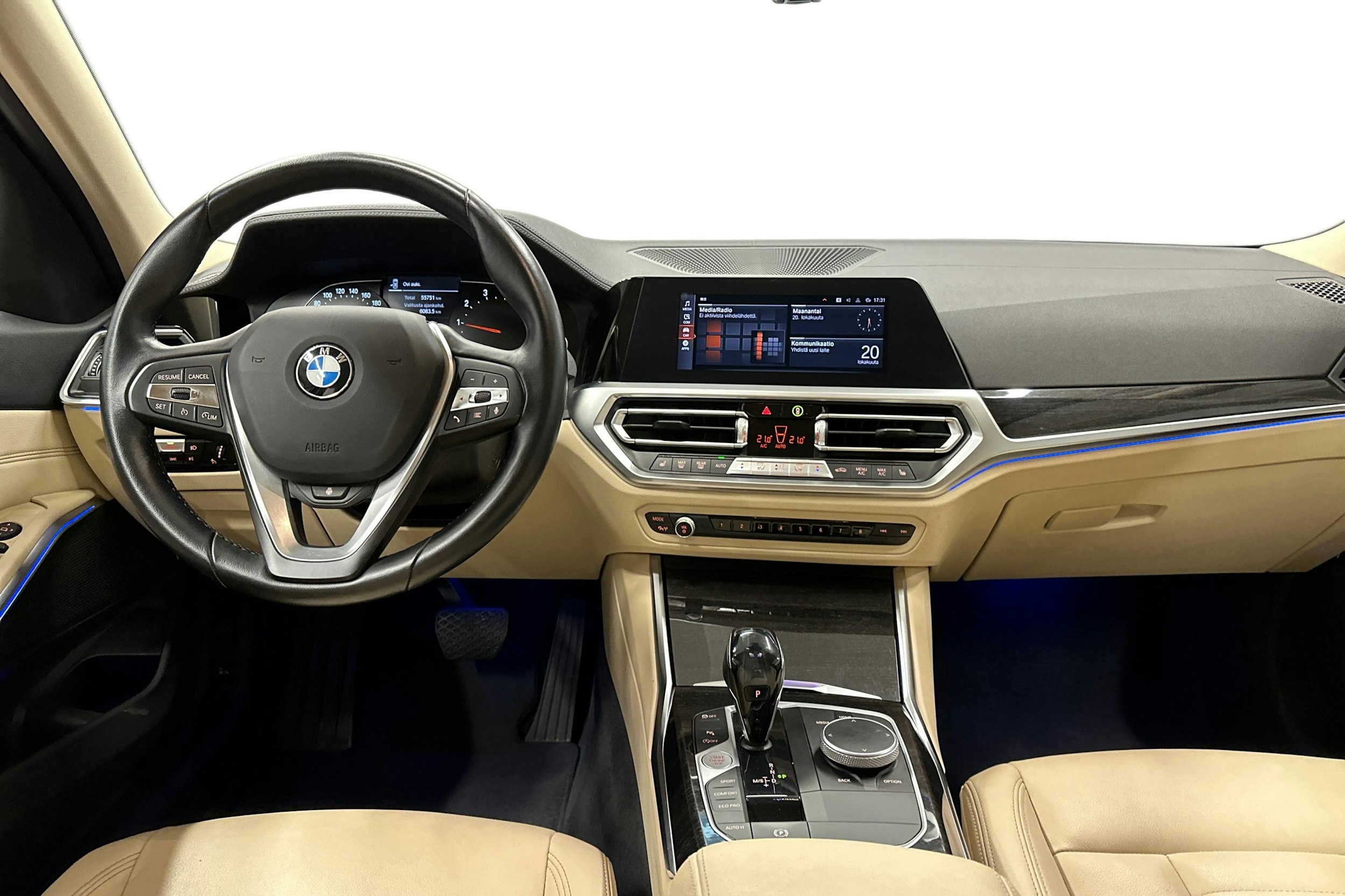 musta BMW 320 2021 kuva 9.