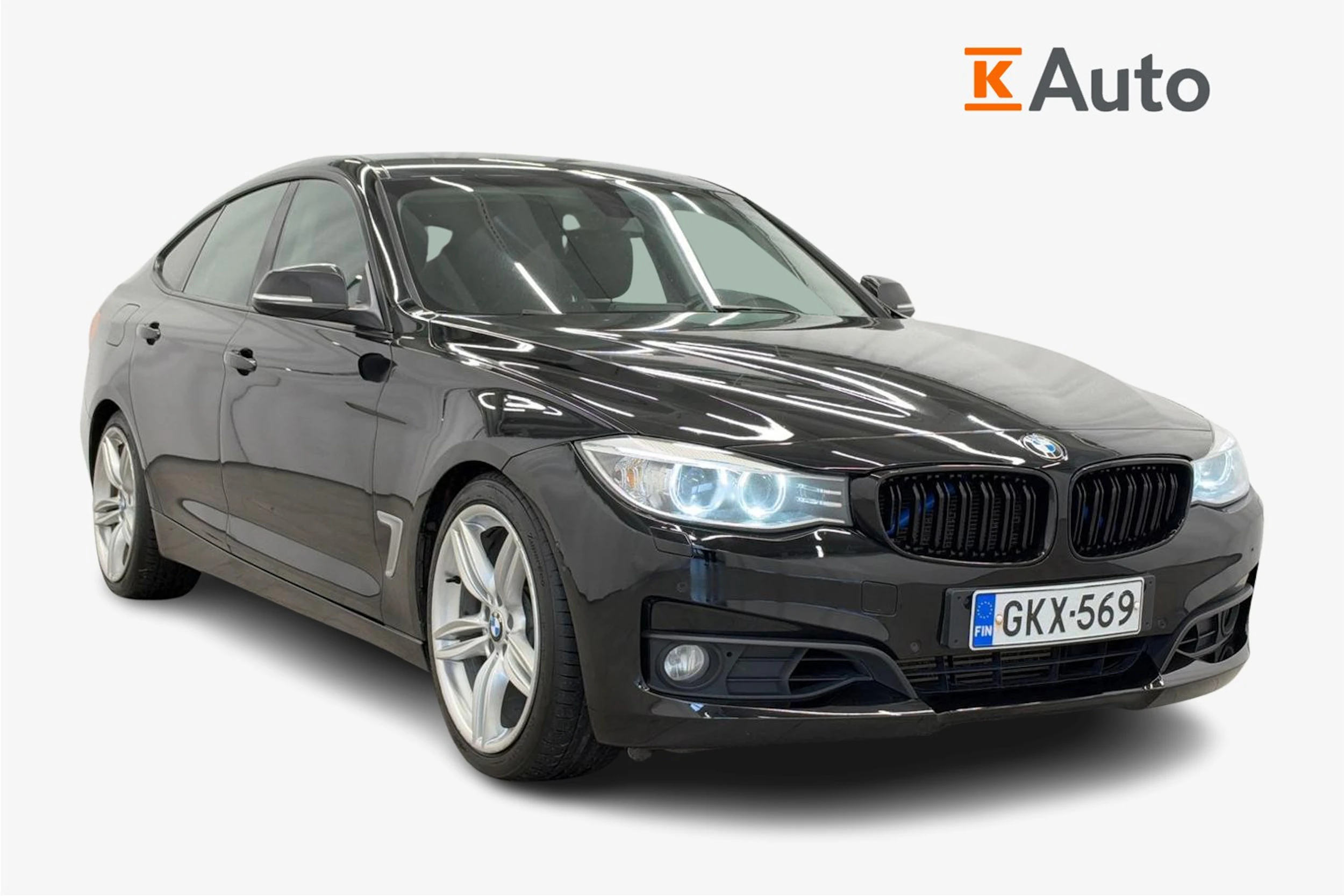 musta BMW 320 Gran Turismo 2013 kuva 1.