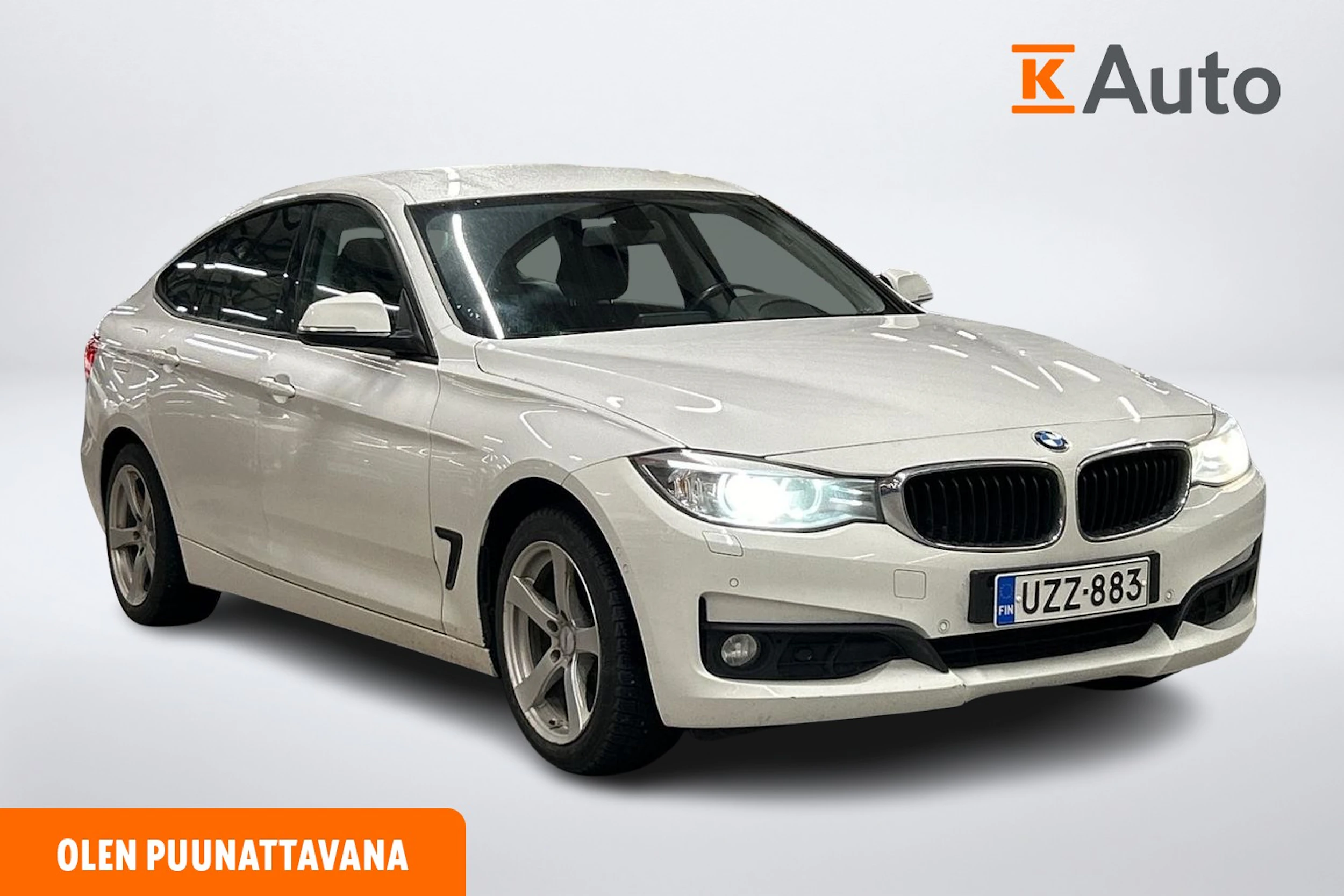 valkoinen BMW 320 Gran Turismo 2015 kuva 1.