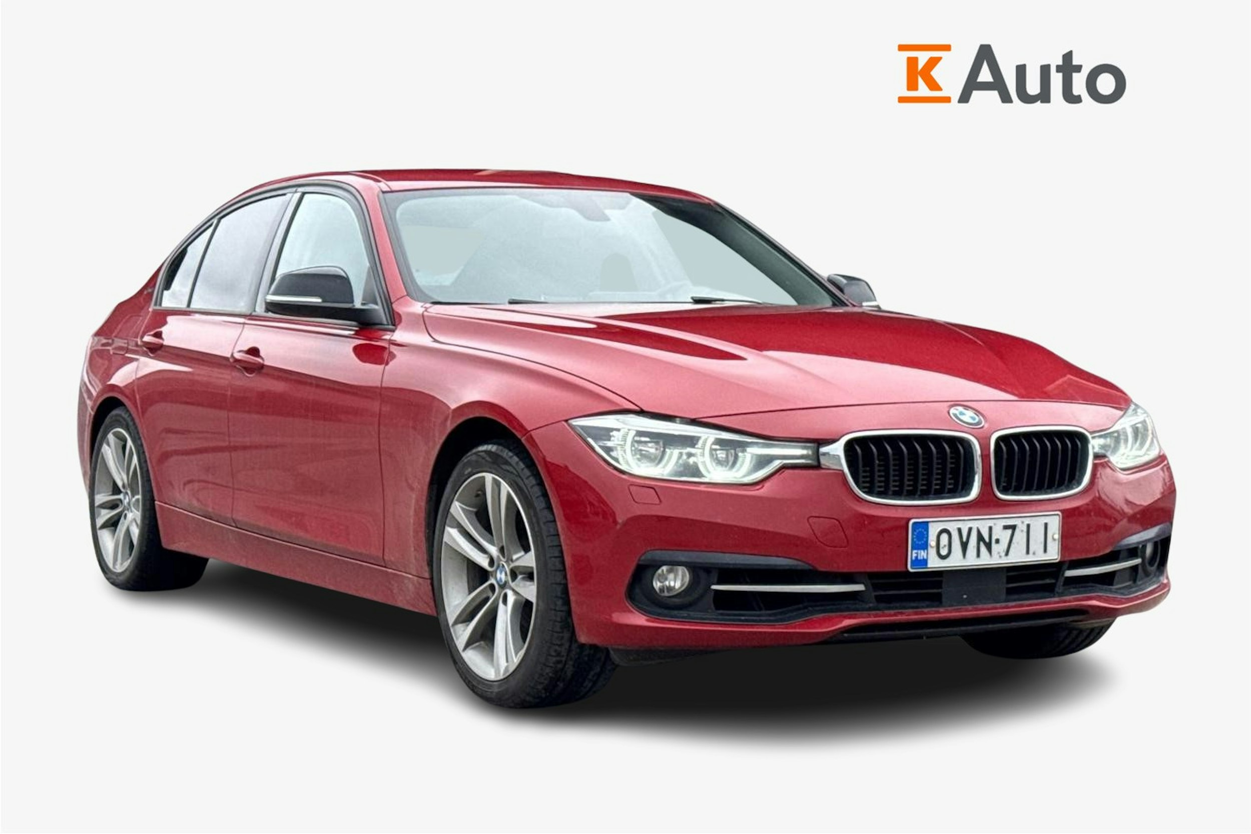 punainen BMW 330 2017 kuva 1.