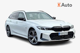 valkoinen BMW 330 2023 kuva 1.