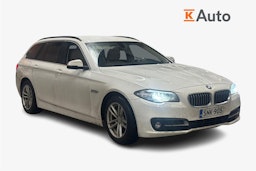 valkoinen BMW 518 2015 kuva 1.
