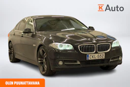 musta BMW 518 2016 kuva 1.