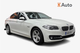 valkoinen BMW 518 2016 kuva 1.