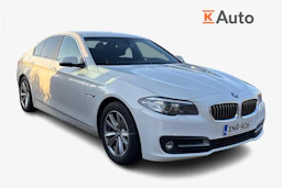 valkoinen BMW 518 2016 kuva 1.