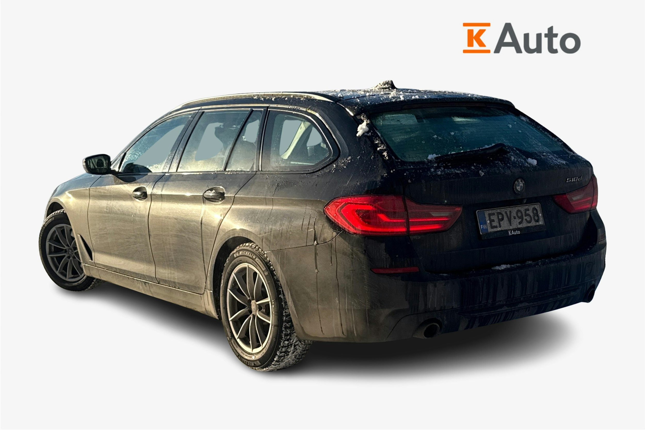 musta BMW 518 2019 kuva 2.
