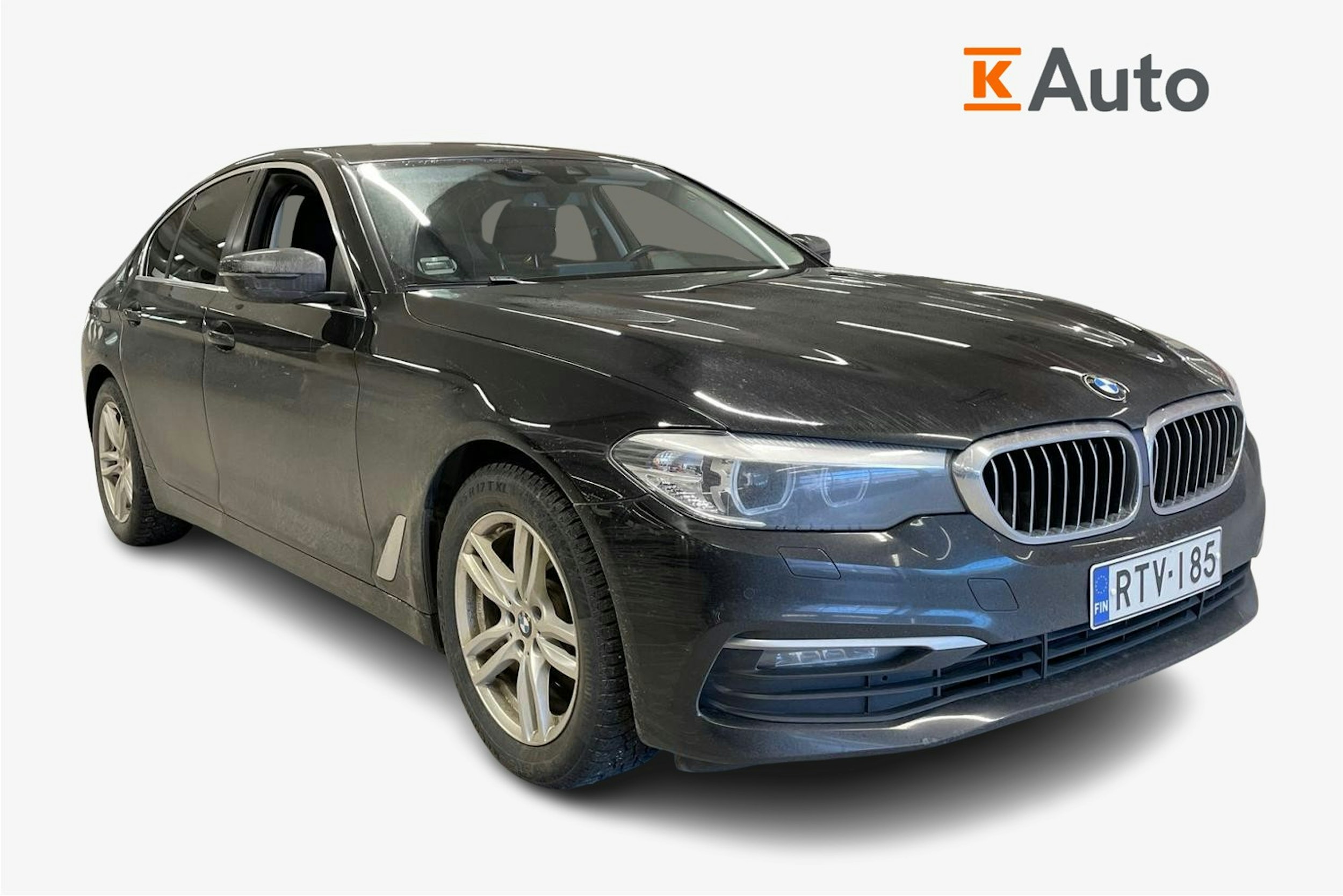 musta BMW 518 2019 kuva 1.