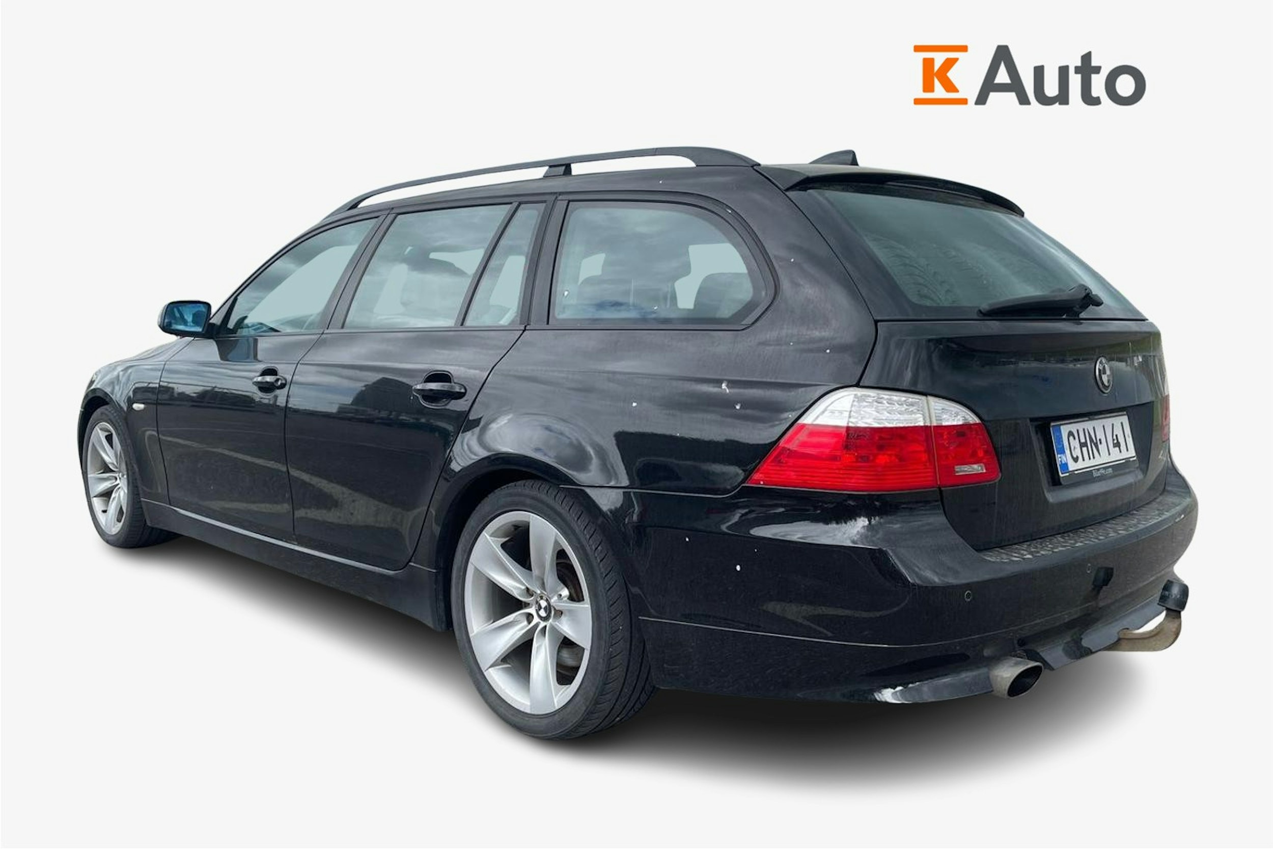 Musta BMW 520 2007 kuva 2.