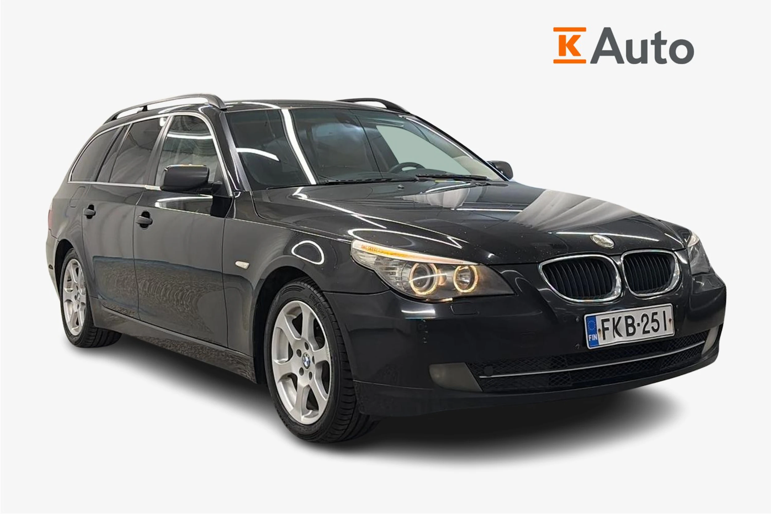 musta BMW 520 2007 kuva 1.