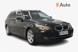 musta BMW 520 2007 kuva 1.