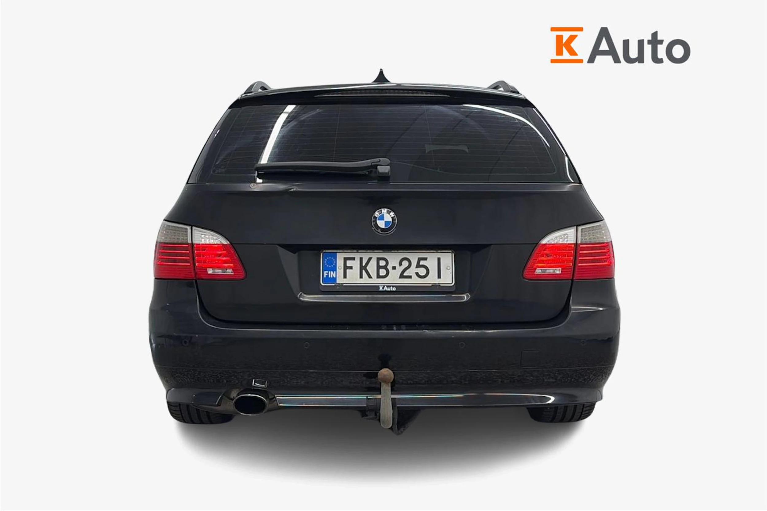 musta BMW 520 2007 kuva 3.