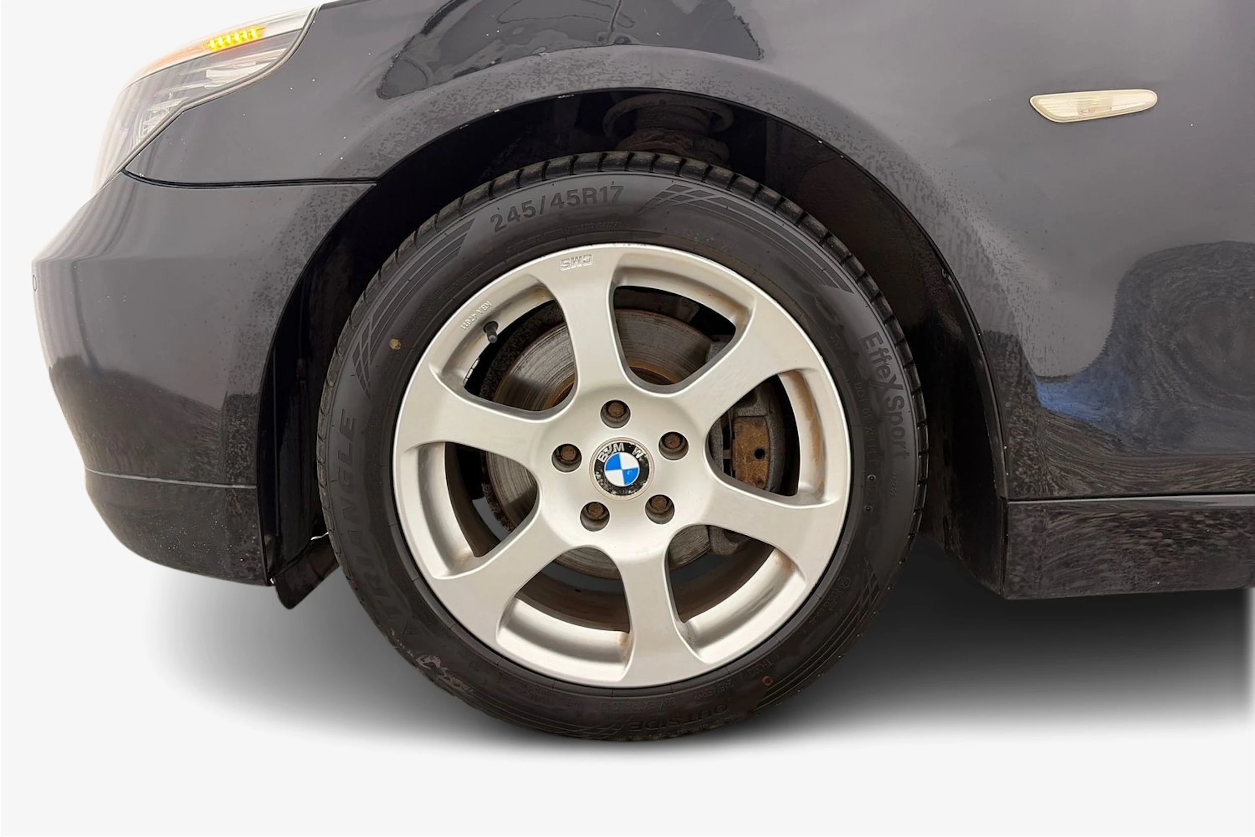 musta BMW 520 2007 kuva 9.
