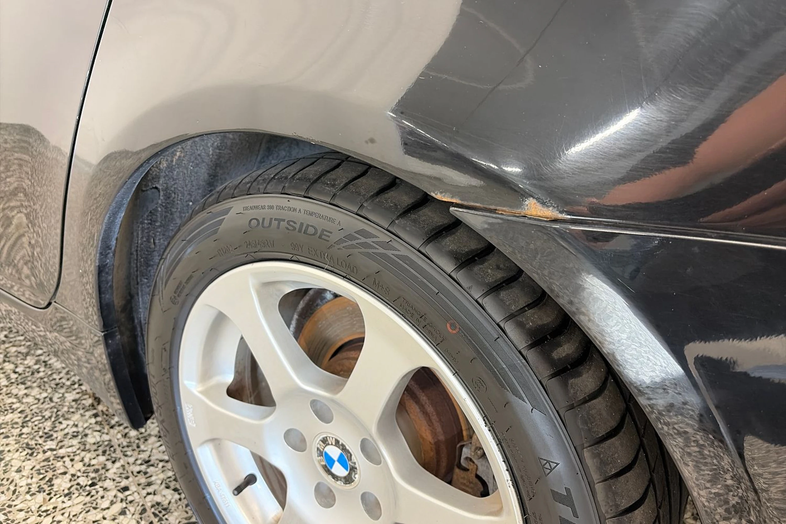 musta BMW 520 2007 kuva 35.