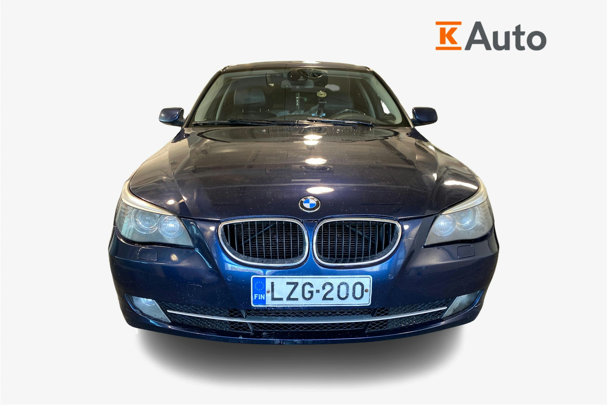 Sininen BMW 520 2008 kuva 4.