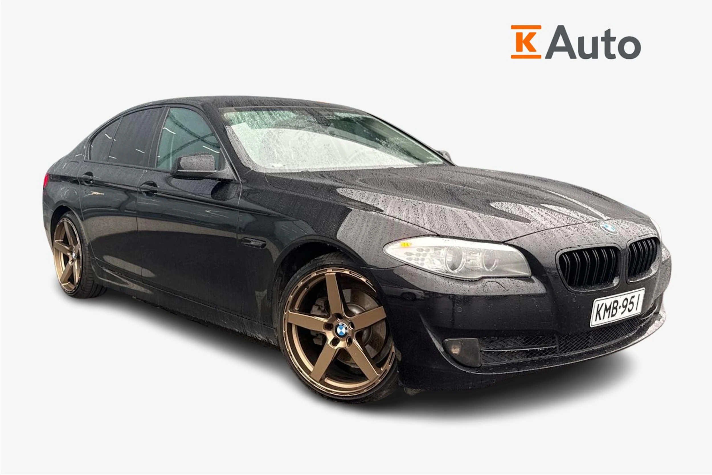 musta BMW 520 2012 kuva 1.