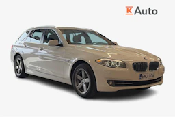 valkoinen BMW 520 2013 kuva 1.