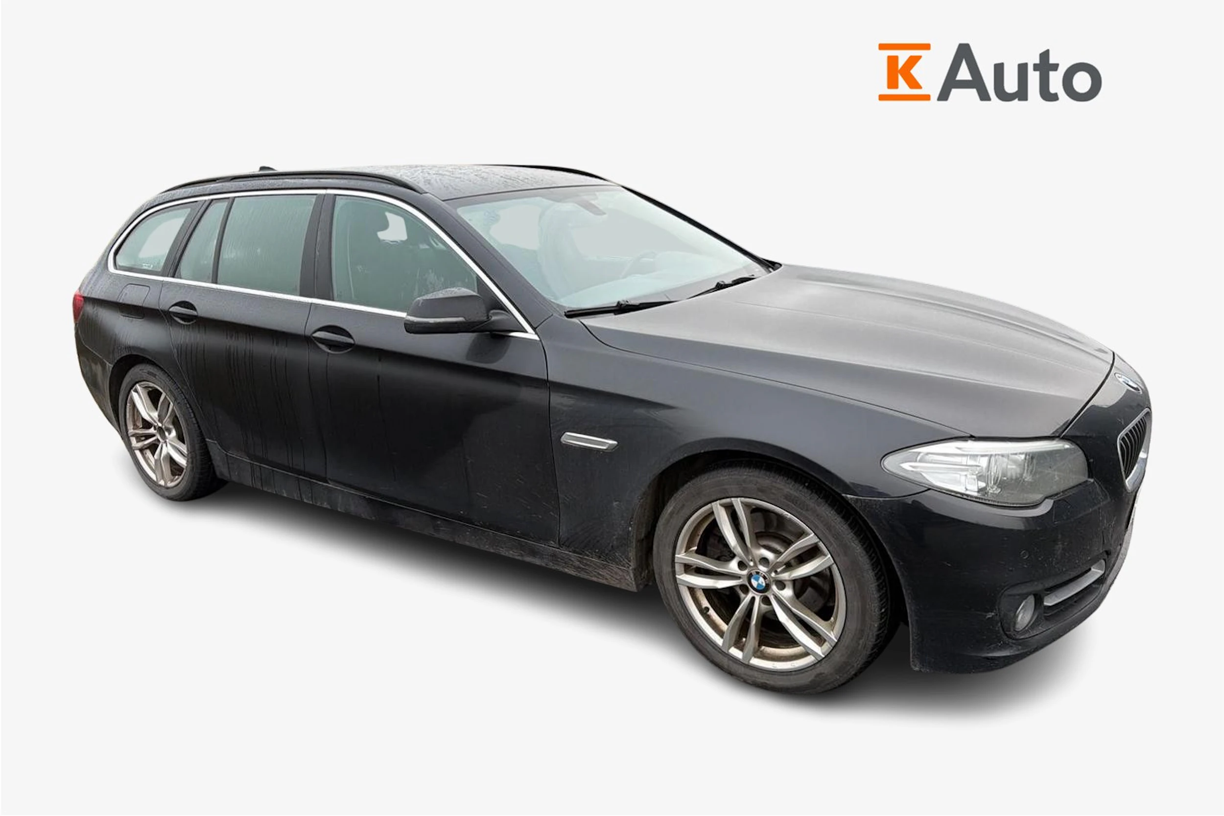 musta BMW 520 2013 kuva 1.