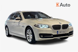 Valkoinen BMW 520 2014 kuva 1.