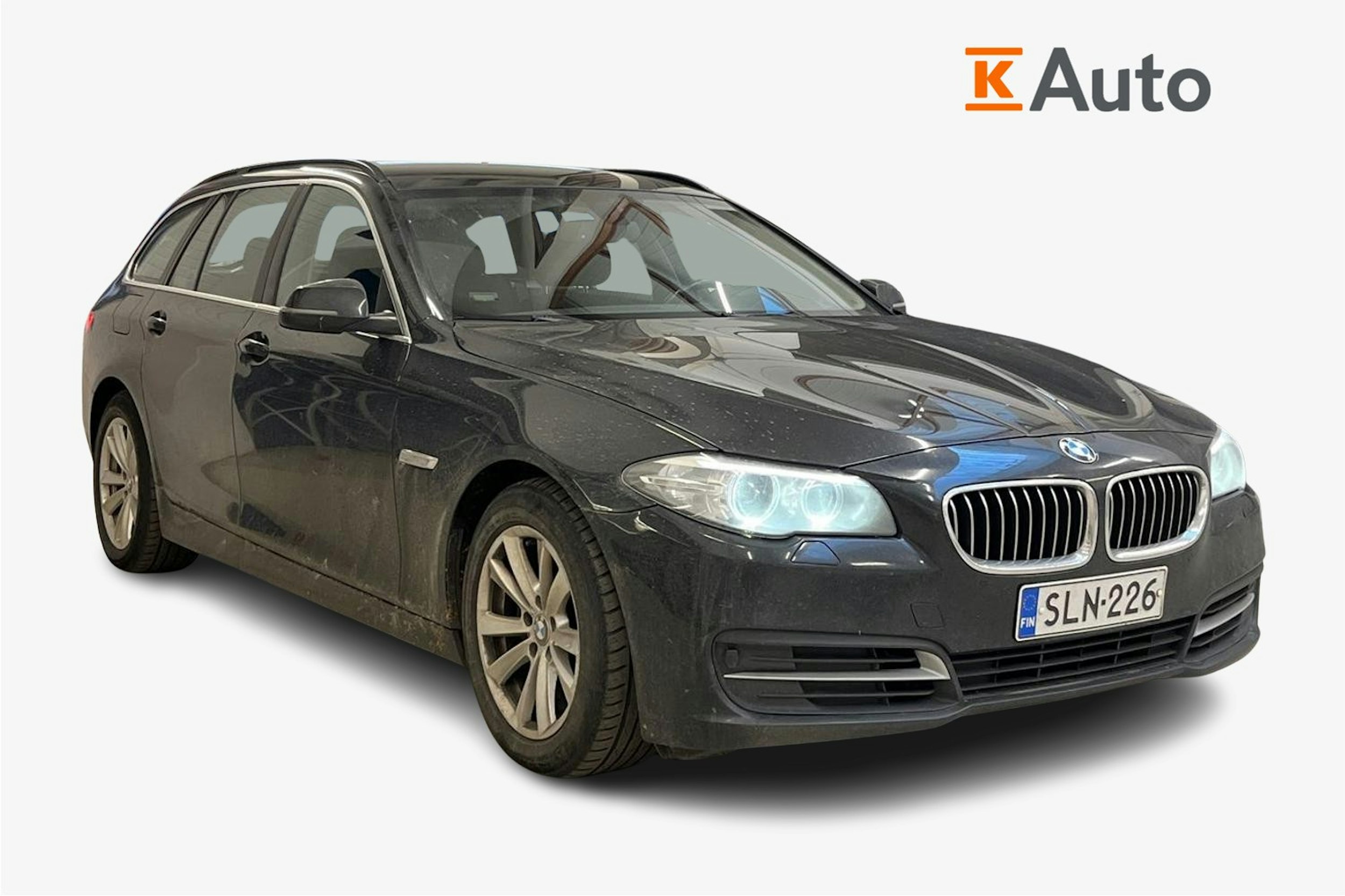 musta BMW 520 2014 kuva 1.