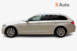 valkoinen BMW 520 2015 kuva 5.