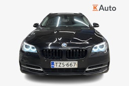 Musta BMW 520 2015 kuva 4.