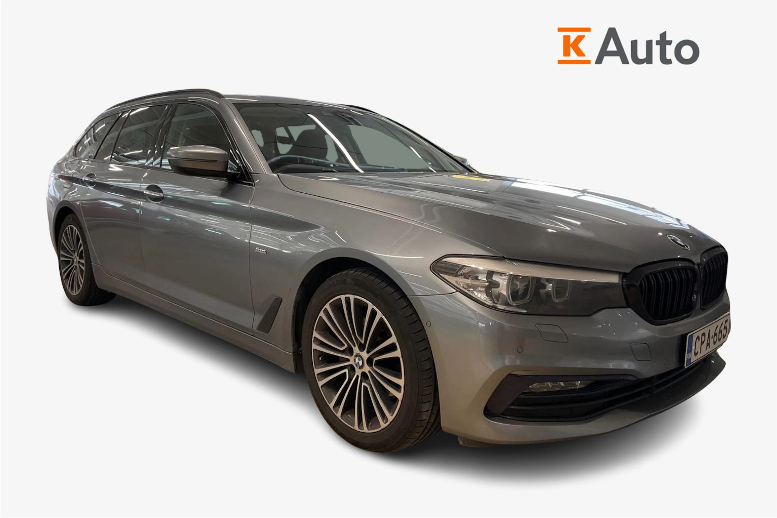 sininen BMW 520 2017 kuva 1.