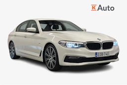 valkoinen BMW 520 2017 kuva 1.