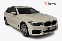 valkoinen BMW 520 2017 kuva 1.