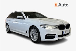 valkoinen BMW 520 2017 kuva 1.