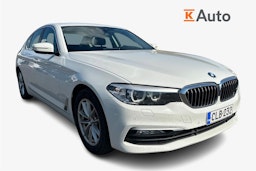 valkoinen BMW 520 2018 kuva 1.