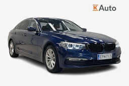 Sininen BMW 520 2018 kuva 1.