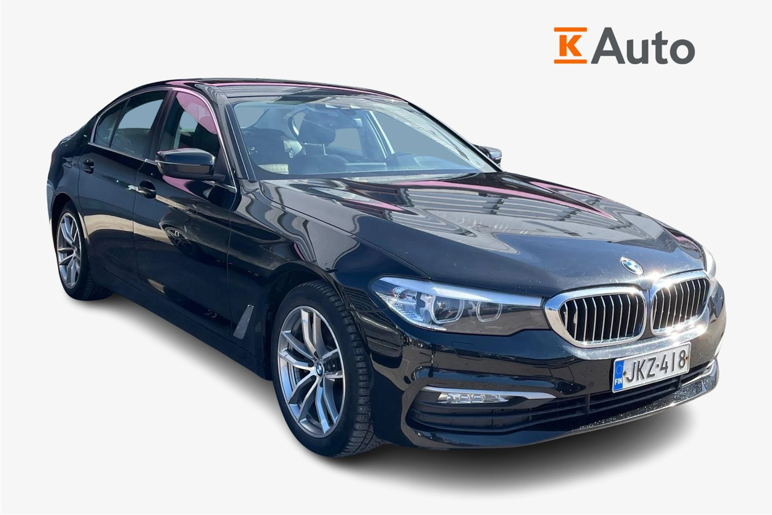 musta BMW 520 2018 kuva 1.