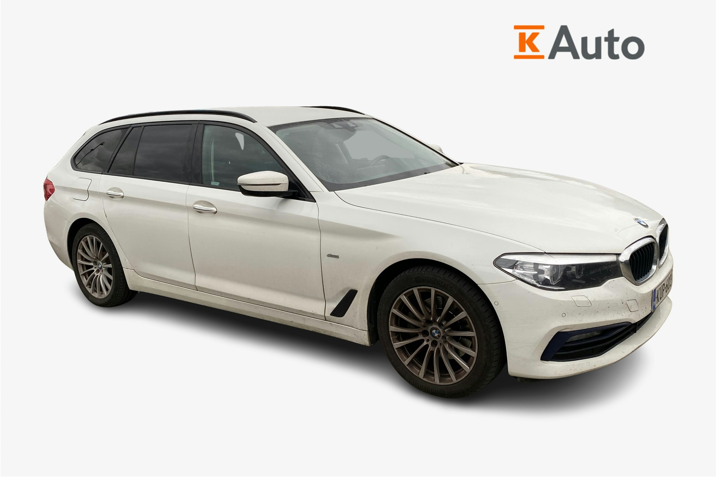 Valkoinen BMW 520 2018 kuva 1.
