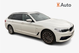 Valkoinen BMW 520 2018 kuva 1.