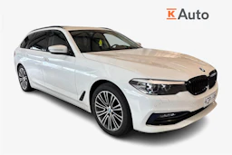 valkoinen BMW 520 2018 kuva 1.