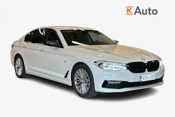 valkoinen BMW 520 2018 kuva 1.