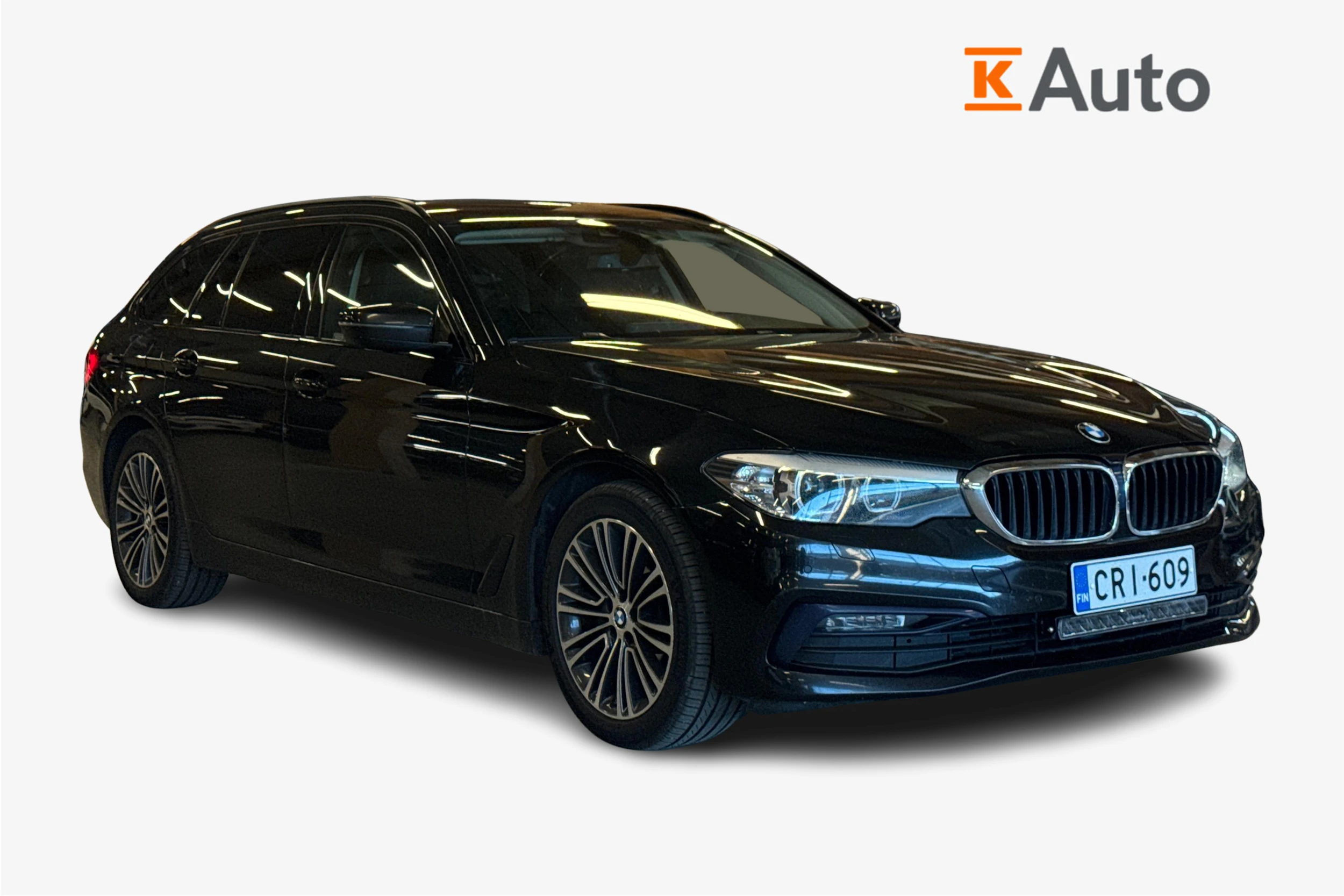 musta BMW 520 2019 kuva 1.