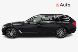 Musta BMW 520 2019 kuva 5.